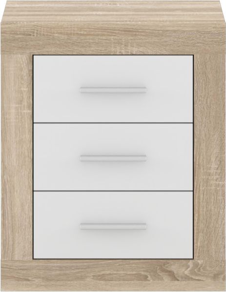 Mesita de Noche Lara 3 Cajones 50