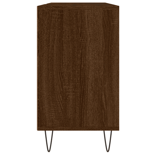 vidaXL Armário casa banho 80x33x60 cm deriv.madeira carvalho castanho