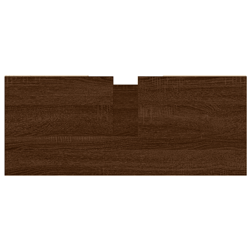 vidaXL Armário casa banho 80x33x60 cm deriv.madeira carvalho castanho