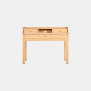 Mesa clássica em madeira com gavetas e arrumação DEVAKI LIGHT WOOD