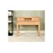 Escritorio clásico de madera con cajones y almacenamiento. Escritorio clásico de madera con cajones y almacenamiento. Roble Artisan
