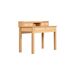 Escritorio clásico de madera con cajones y almacenamiento. Escritorio clásico de madera con cajones y almacenamiento. Roble Artisan