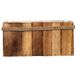 Cesto rectangular de madera Cesto rectangular de madera Marrón