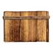 Cesto rectangular de madera Cesto rectangular de madera Marrón