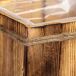 Cesto rectangular de madera Cesto rectangular de madera Marrón