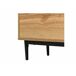 Aparador de madera con 3 puertas, 1 nicho y estantes. Aparador de madera con 3 puertas, 1 nicho y estantes. Beige
