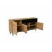 Aparador de madera con 3 puertas, 1 nicho y estantes. Aparador de madera con 3 puertas, 1 nicho y estantes. Beige