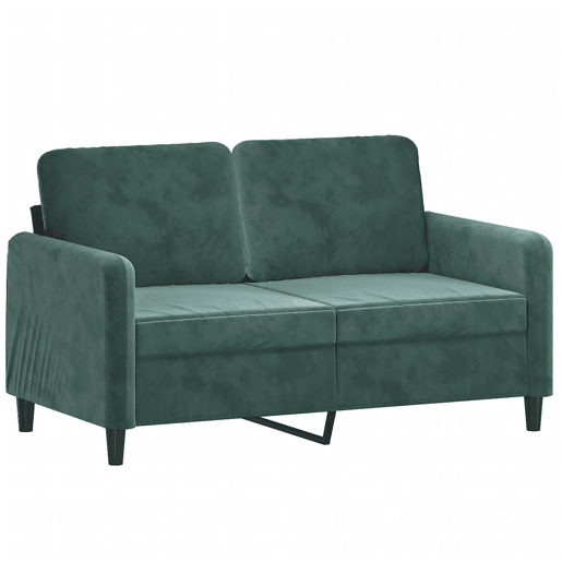 vidaXL 2 pcs conjunto de sofás veludo verde-escuro vidaXL 2 pcs conjunto de sofás veludo verde-escuro