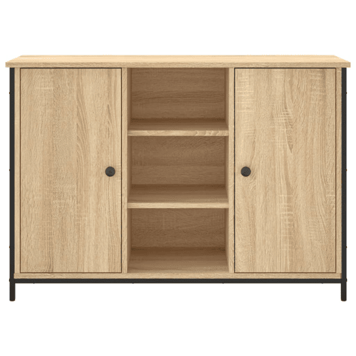 vidaXL Aparador 100x35x70 cm derivados de madeira cor carvalho sonoma