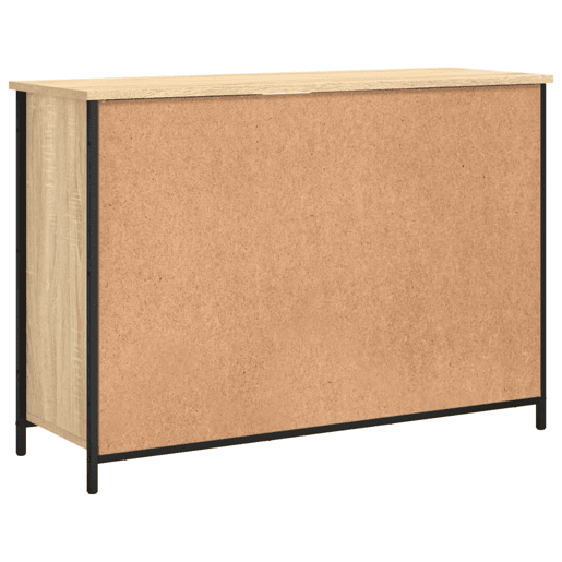 vidaXL Aparador 100x35x70 cm derivados de madeira cor carvalho sonoma