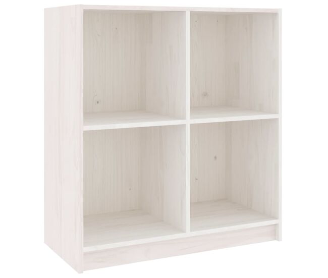 Vidaxl aparador madera maciza de pino blanco 70x33x76 cm