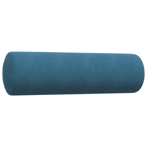 vidaXL 3 pcs conjunto de sofás com almofadões e rolos veludo azul vidaXL 3 pcs conjunto de sofás com almofadões e rolos veludo azul