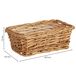 Cesto rectangular de mimbre Cesto rectangular de mimbre Marrón Claro