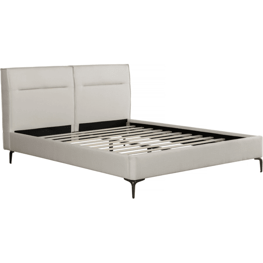 Cama de casal em tecido designer Moritz - 180 x 200 cm - Bege