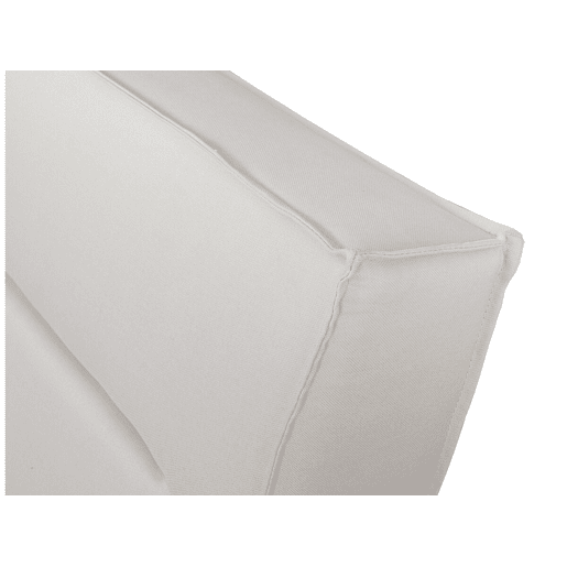 Cama de casal em tecido designer Moritz - 180 x 200 cm - Bege