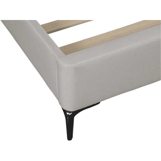 Cama de casal em tecido designer Moritz - 180 x 200 cm - Bege