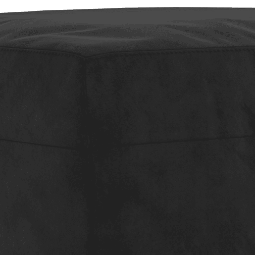 vidaXL 4 pcs conjunto de sofás com almofadas veludo preto