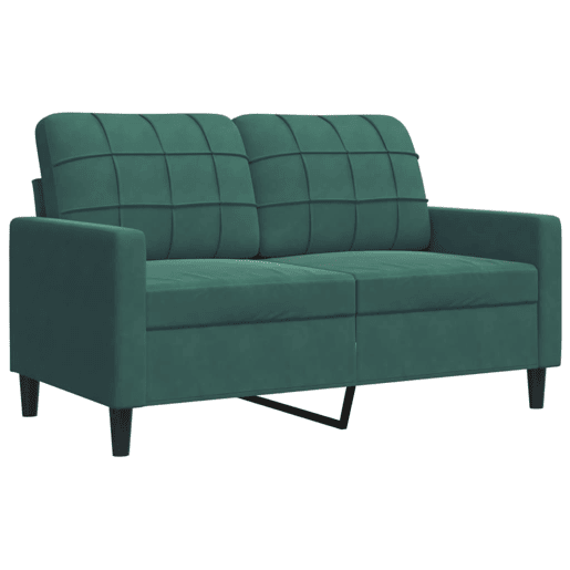 vidaXL 3 pcs conjunto sofás com almofadões e rolos veludo verde-escuro vidaXL 3 pcs conjunto sofás com almofadões e rolos veludo verde-escuro