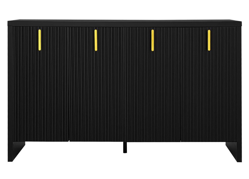 Aparador minimalista moderno con 4 puertas