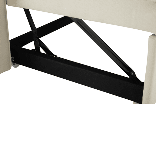 Sofá-cama rebatível multi-ângulo ajustável - 2 lugares - Tecido de veludo - Com suportes para copos e almofadas - Bege