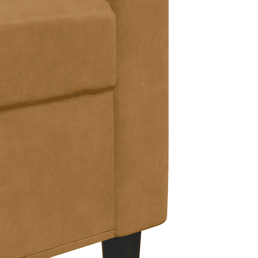 vidaXL 3 pcs conjunto de sofás com almofadões e rolos veludo castanho vidaXL 3 pcs conjunto de sofás com almofadões e rolos veludo castanho