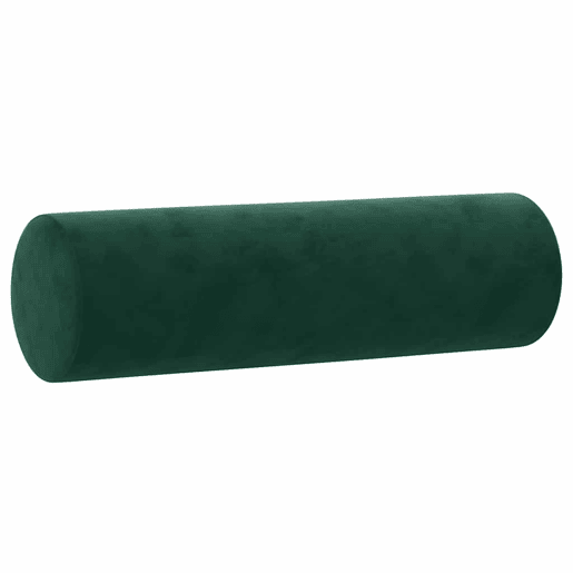 vidaXL 2 pcs conjunto de sofás com almofadas veludo verde-escuro