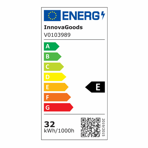 Ventoinha de Teto com Luz LED e 4 Pás Retráteis Woteez InnovaGoods Madeira 72 W Ø49-104 cm