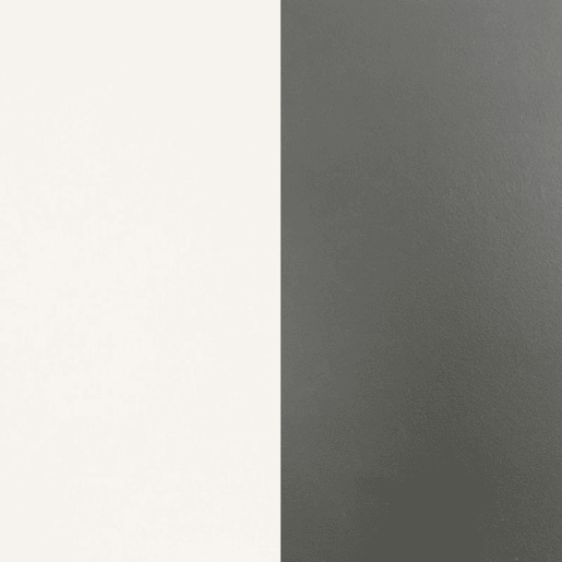 Conjunto de sala de estar com mesa de centro e mesa de jantar Kenzo Max V1A Blanco Brillo - Gris Antracita 200 x 46 x 41 cm
