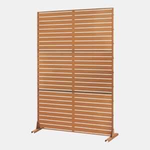 Divisória Nodepp em aço corten 180x120 cm Ferrugem nobre casa.pro