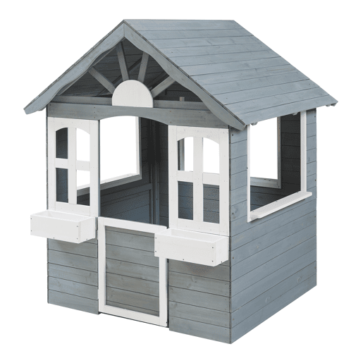 Casa de brincar para crianças Vesa 138x120x102 cm Cinzento casa.pro Casa de brincar para crianças Vesa 138x120x102 cm Cinzento casa.pro
