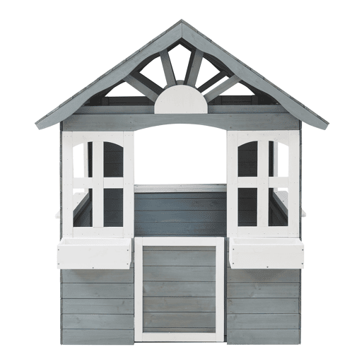 Casa de brincar para crianças Vesa 138x120x102 cm Cinzento casa.pro Casa de brincar para crianças Vesa 138x120x102 cm Cinzento casa.pro