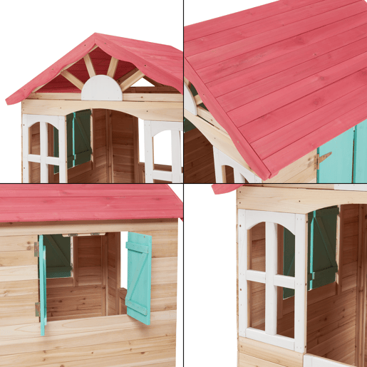 Casa de brincar para crianças Lulä 130x115x101 cm Madeira casa.pro Casa de brincar para crianças Lulä 130x115x101 cm Madeira casa.pro