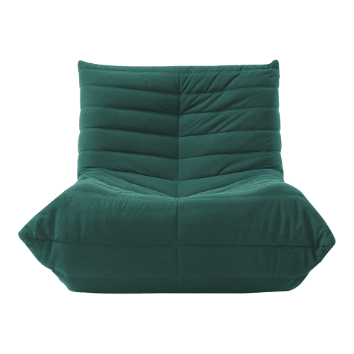 Poltrona de chão Kodsø Cordão 75x90x100 cm Verde en.casa