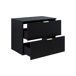Mueble bajo lavabo sobre patas Cléa Mueble bajo lavabo sobre patas Cléa Negro