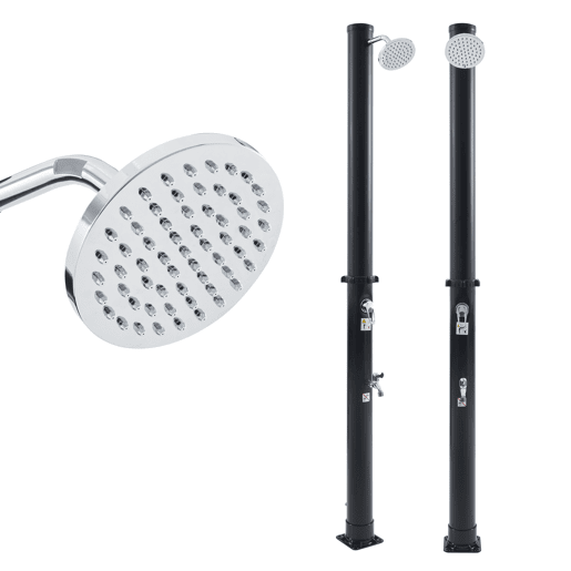 Ducha solar Frerievn com chuveiro de pé 18L - Negro casa.pro Ducha solar Frerievn com chuveiro de pé 18L - Negro casa.pro