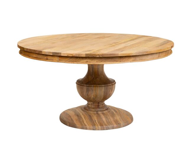 Mesa de comedor de madera marrón 150x77