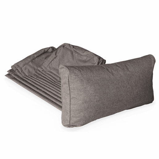 Capas de almofadas para sala de jardim, Caligari, Cinza, 70x70x12 cm
