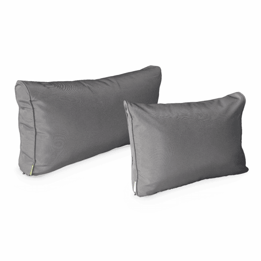 Capas de almofadas para sala de jardim, Caligari, Cinza, 70x70x12 cm