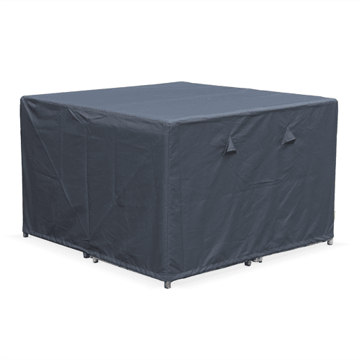 Cobertura protetora para mobiliário de jardim Firenze 4, Cubo, Vabo e Vasto 8, Firenze 4  Cubo 8  Vabo 8  Vasto 8, Cinza escuro, 112x112x70 cm