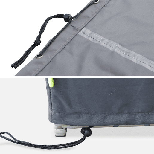 Cobertura protetora para mobiliário de jardim Firenze 4, Cubo, Vabo e Vasto 8, Firenze 4  Cubo 8  Vabo 8  Vasto 8, Cinza escuro, 112x112x70 cm