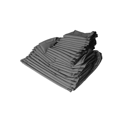 Capas de almofada para mobiliário de jardim, Tripoli, Cinza, 140x70x12 cm