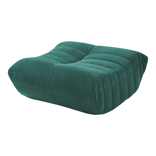 Banco de pés Kodsø Cordão 35x80x65 cm Verde en.casa