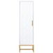 Armario de 3 cajones de madera y metal Armario de 3 cajones de madera y metal Blanco