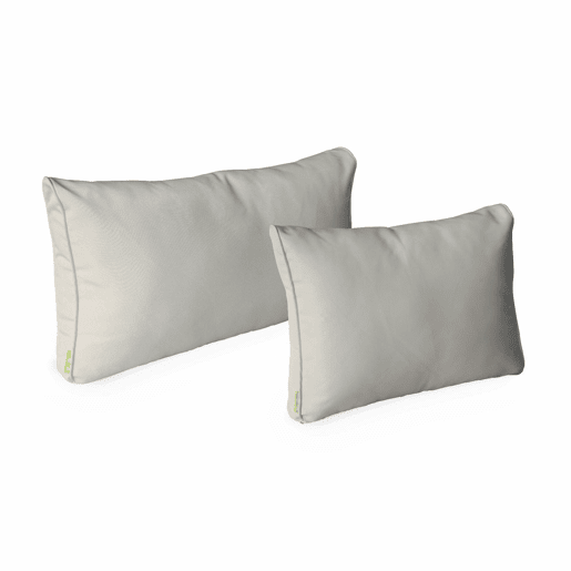 Capas de almofada para mobiliário de jardim, Venezia, Cru, 140x70x12 cm