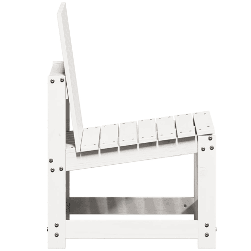 vidaXL 3 pcs conjunto lounge de jardim madeira de pinho maciça branco vidaXL 3 pcs conjunto lounge de jardim madeira de pinho maciça branco