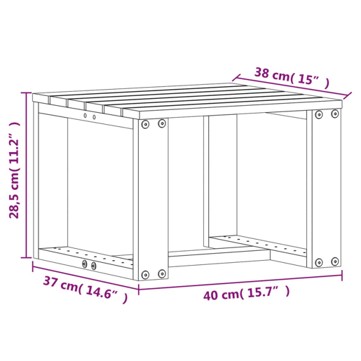 vidaXL 3 pcs conjunto lounge de jardim madeira de pinho maciça branco vidaXL 3 pcs conjunto lounge de jardim madeira de pinho maciça branco