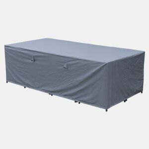 Cobertura protetora para mesa de jardim, Cubo 12  Vabo 12  Vasto 12, Cinza, 230x112x70 cm