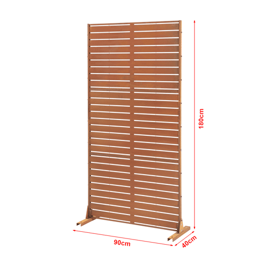 Divisória Nodepp em aço corten 180x90 cm Ferrugem nobre casa.pro Divisória Nodepp em aço corten 180x90 cm Ferrugem nobre casa.pro