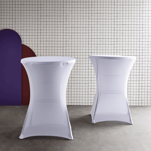 Cobertura protetora de pé, set de 2, Gala x2, Branco, 80x80x110 cm