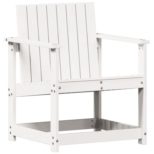 vidaXL 3 pcs conjunto lounge de jardim madeira de pinho maciça branco vidaXL 3 pcs conjunto lounge de jardim madeira de pinho maciça branco